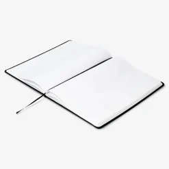 A4 black notebook with rubber band - 2 pcs