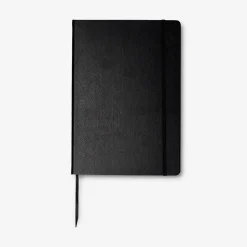 A4 black notebook with rubber band - 2 pcs