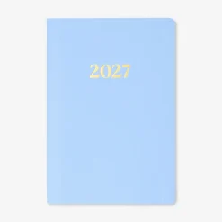 A5 blue daily diary 2027 - English
