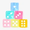 Acrylic dice - 6 pcs