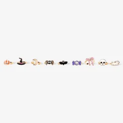 Adjustable children's rings in Halloween designs - 9 pcs