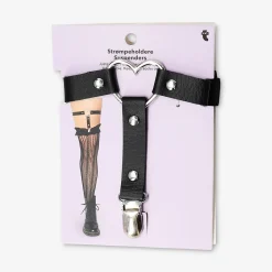 Adjustable suspenders with metal clasp - 2 pcs