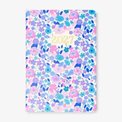 A5 floral daily diary 2027 - English