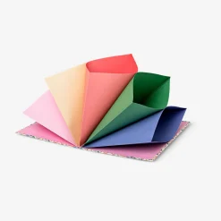 A4 floral document organiser with tab dividers