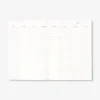 A4 floral monthly planner - English