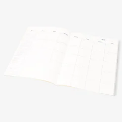 A4 floral monthly planner - English