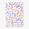 A4 floral soft cover weekly planner - English