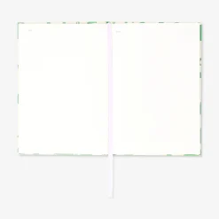 A5 green floral bullet planner