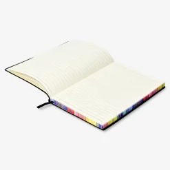 A5 notebook with rainbow edge