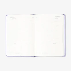 A5 purple daily diary 2027 - English
