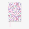 A5 soft cover floral notebook
