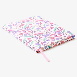 A5 soft cover floral notebook