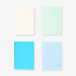 A5 solid colour notebooks - 4 pcs