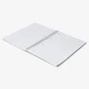A4 spiral-bound grid notebook with craft paper cover