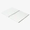 A4 spiral-bound lined notebook with craft paper cover