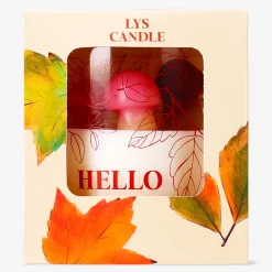 Autumnal candle