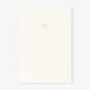 A5 white notebook with fabric cover