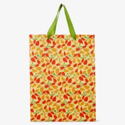 Bag with autumnal print