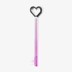Ballpoint pen - Pink and silver key