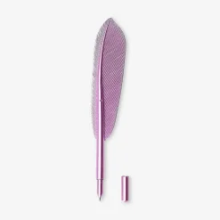 Ballpoint pen - Pink feather