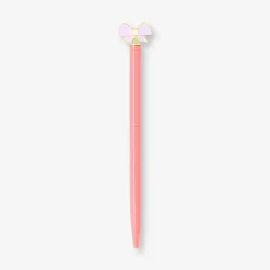 Ballpoint pen - Pink with bow topper