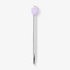 Ballpoint pen - Spinning metal top with text