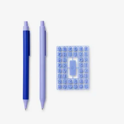 Ballpoint pens with letters - 2 pcs