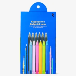Ballpoint pens with refills - 12 pcs