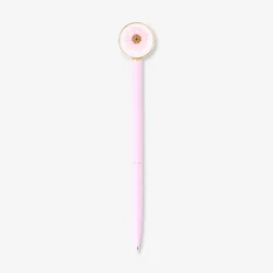 Ballpoint pen with flower - Black ink
