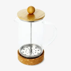 Bamboo press pot for coffee and tea - 500 ml