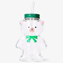Bear cup with lid and straw - 500 ml