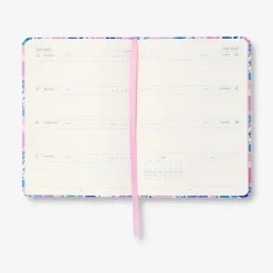 B6 floral weekly diary 2027 - English