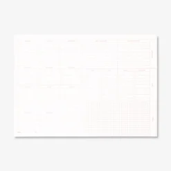 B5 floral weekly planner