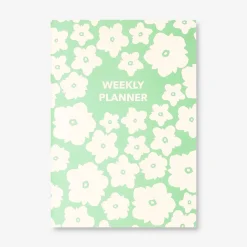 B5 floral weekly planner