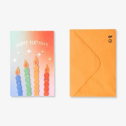 Birthday card - Funny candles