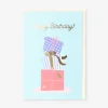 Birthday card - Stacked presents