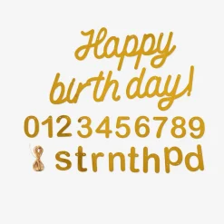 Birthday garland. 400 cm