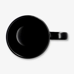 Black cat mug with handle - 400 ml