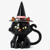 Black cat with witch hat mug - 340 ml