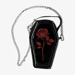 Black coffin handbag