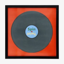 Black LP cover frame - 34x34 cm
