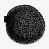 Black rope basket - 15 cm