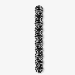 Black spiderweb tablecloth - 23x180 cm