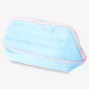 Blue cosmetic bag