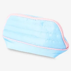 Blue cosmetic bag