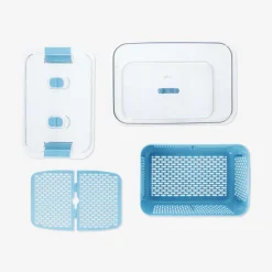 Blue food storage for fridge - 28 cm