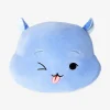 Blue hippo cushion