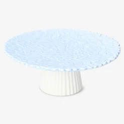 Blue hydrangea cake stand - 20 cm