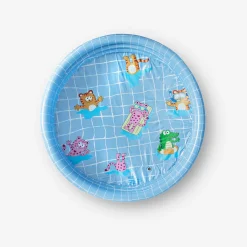 Blue inflatable paddling pool - 110 cm