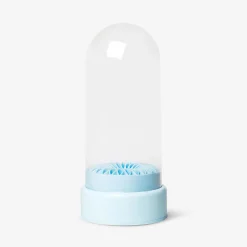 Blue makeup brush organiser and cleaner